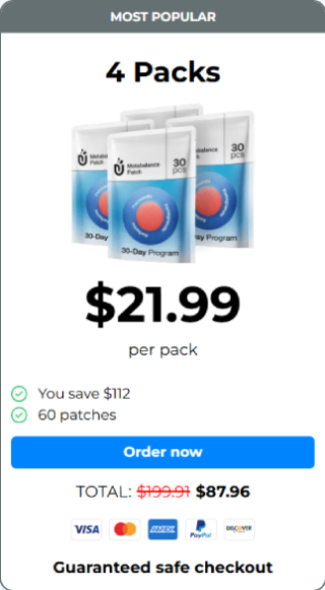 Special offer for berberine patch with savings available for today only